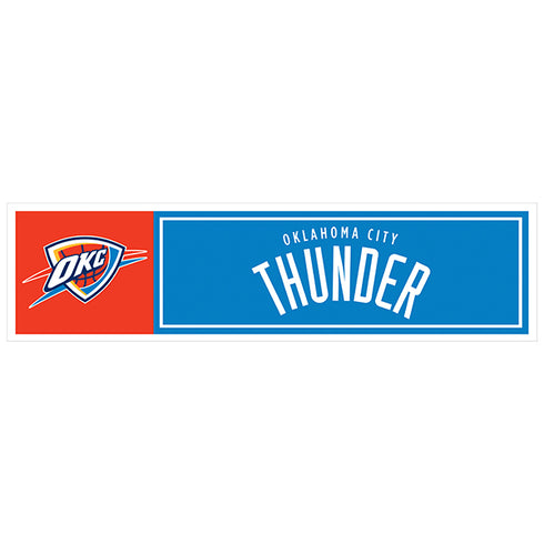 NBA Oklahoma City Thunder 11" x 3" Bumper Sticker